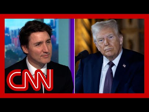 Video Trudeau responds to Trump needling him about annexing Canada