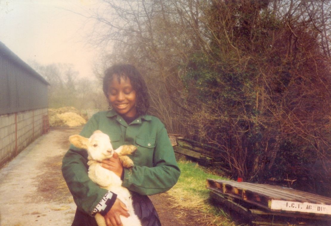 Gladys Kalema-Zikusoka studied veterinary medicine at the Royal Veterinary College in UK, pictured here in 1991.
