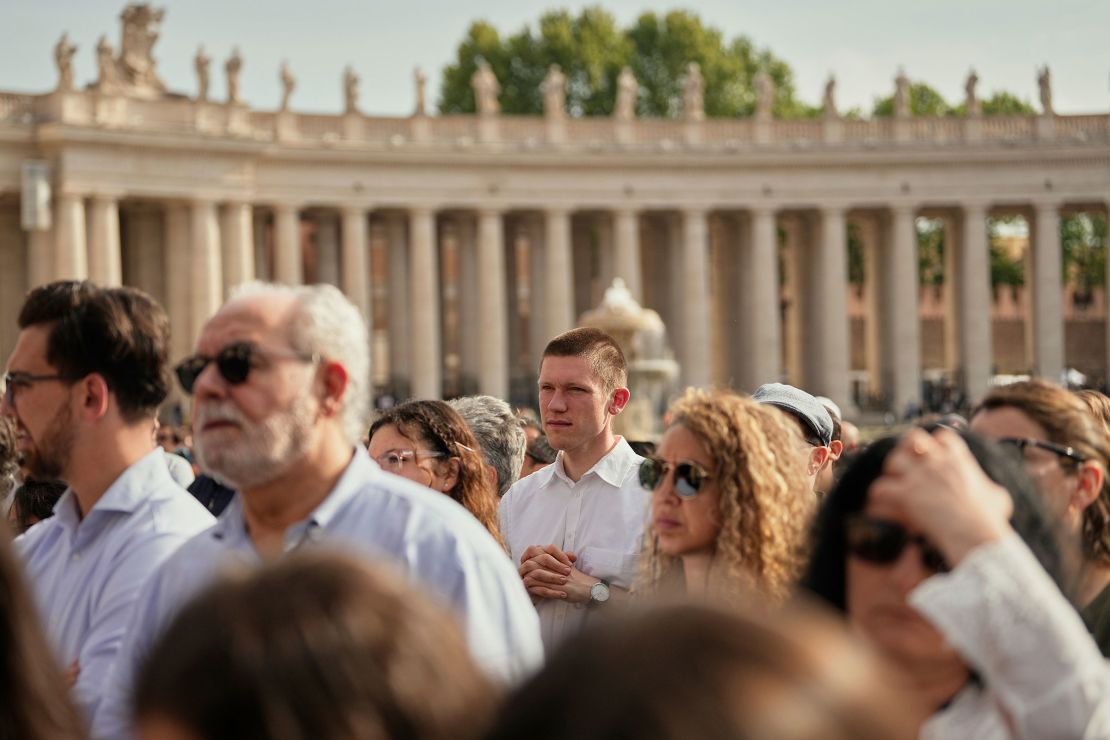 People gather in St. Peter