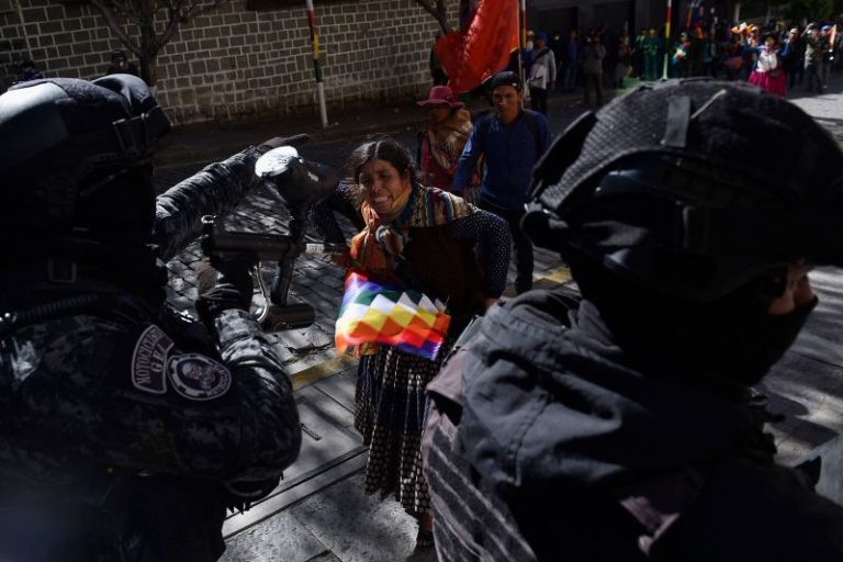 Supporters of Bolivia’s ex-leader Morales clash with police in push to secure his candidacy