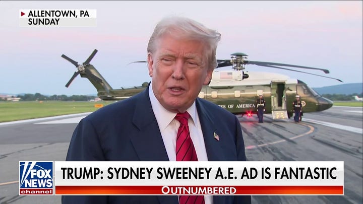Trump defends Sydney Sweeney