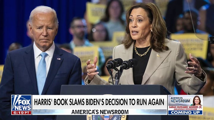 Harris writes Biden