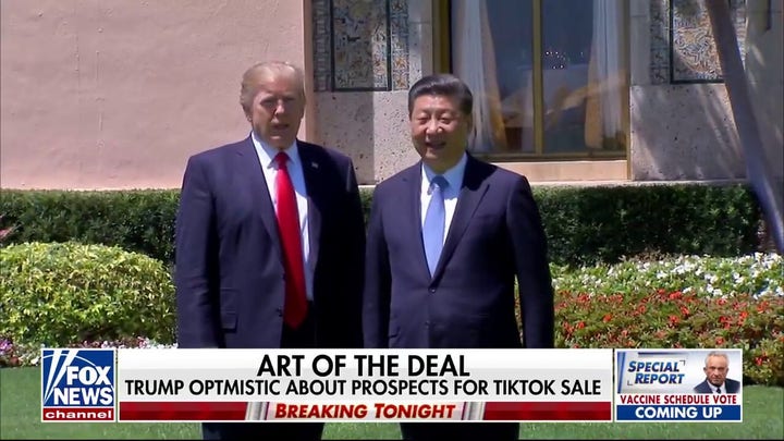 Trump optimistic about prospects for a TikTok deal