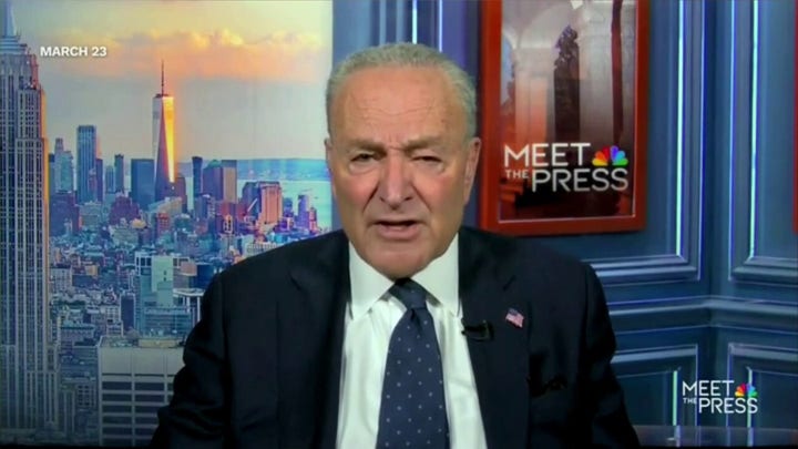 Sen. Chuck Schumer denies caving to the left over government shutdown